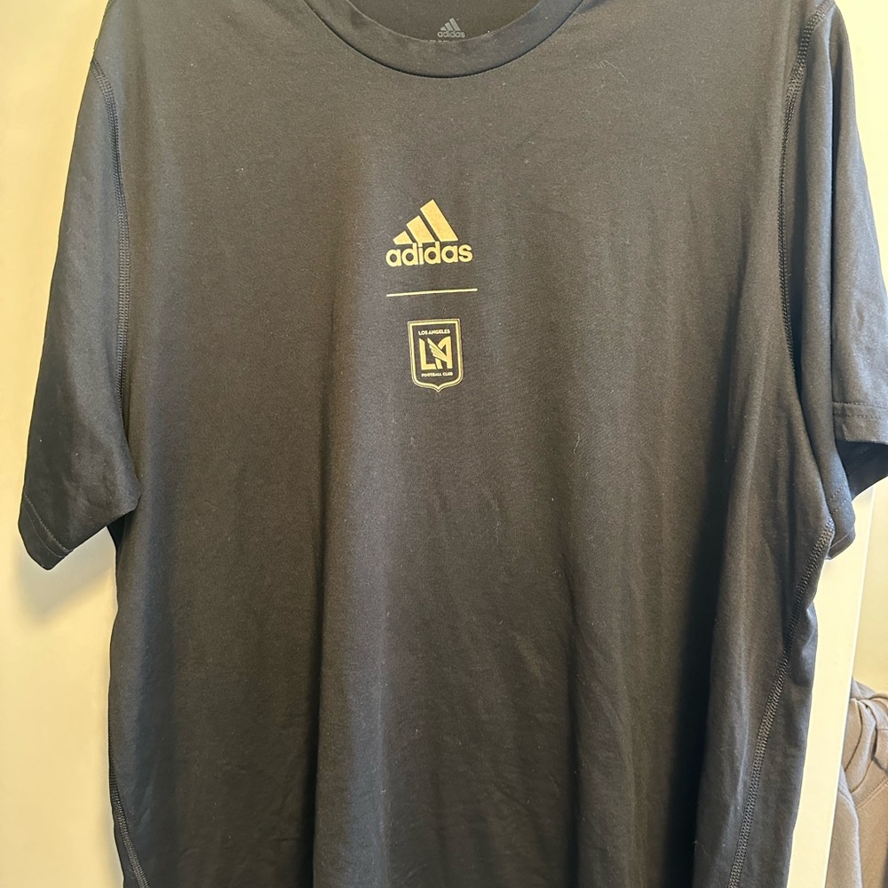 Men’s LAFC black adidas Creator Club T shirt size XL